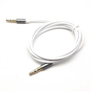 White Slim PL To Slim PL Audio Cable